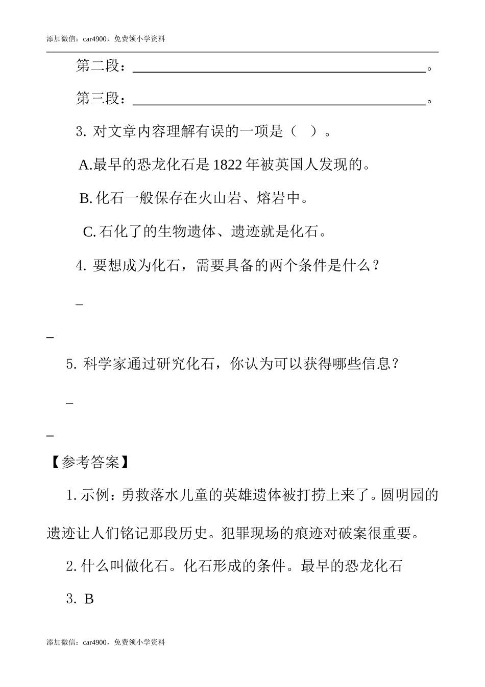 类文阅读-6 飞向蓝天的恐龙.doc_第3页