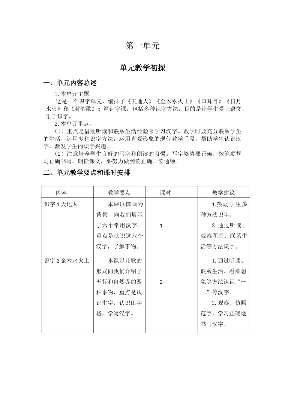 第一单元教学初探(1).docx_第1页