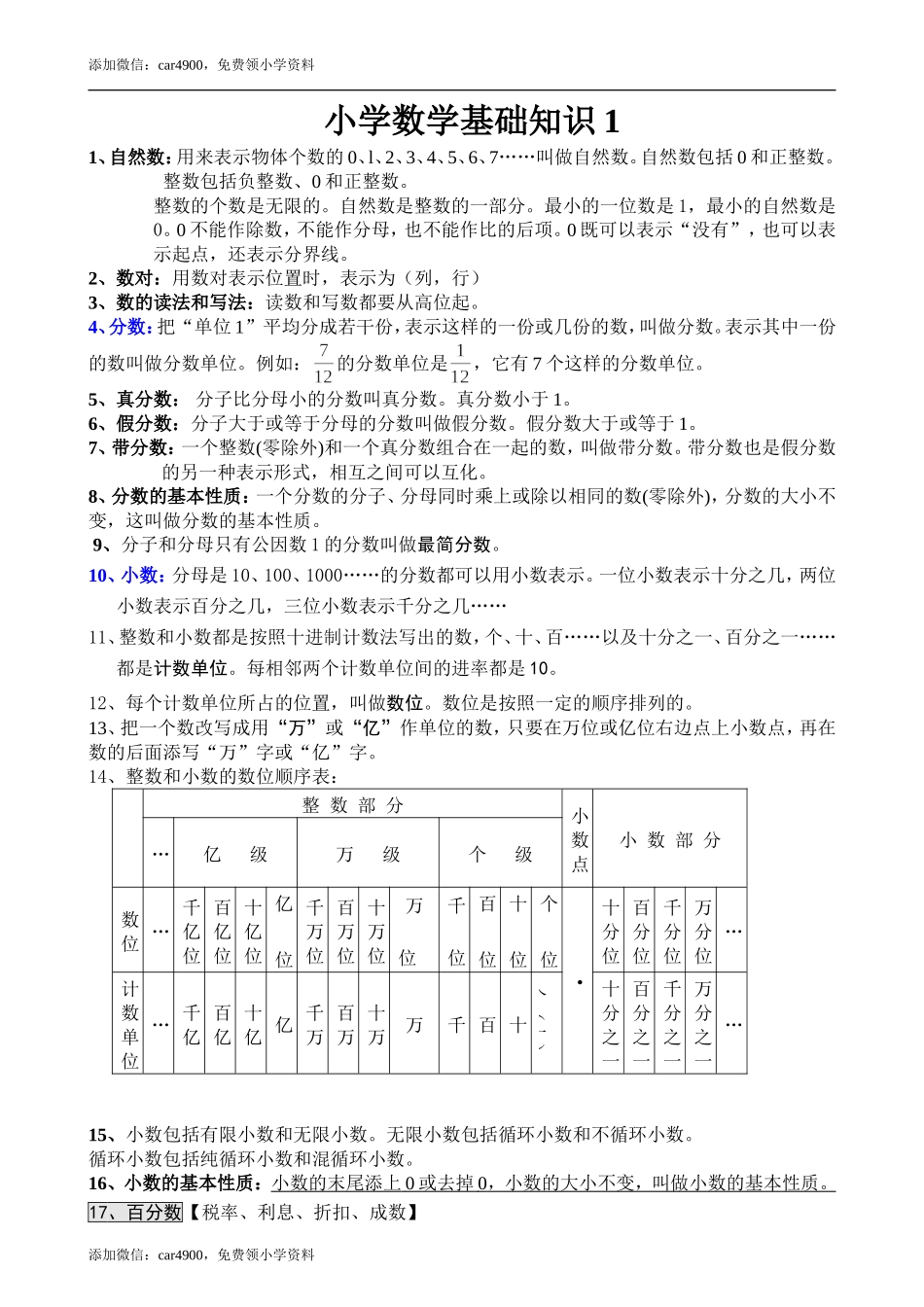 小学数学基础知识大全(1).doc_第1页