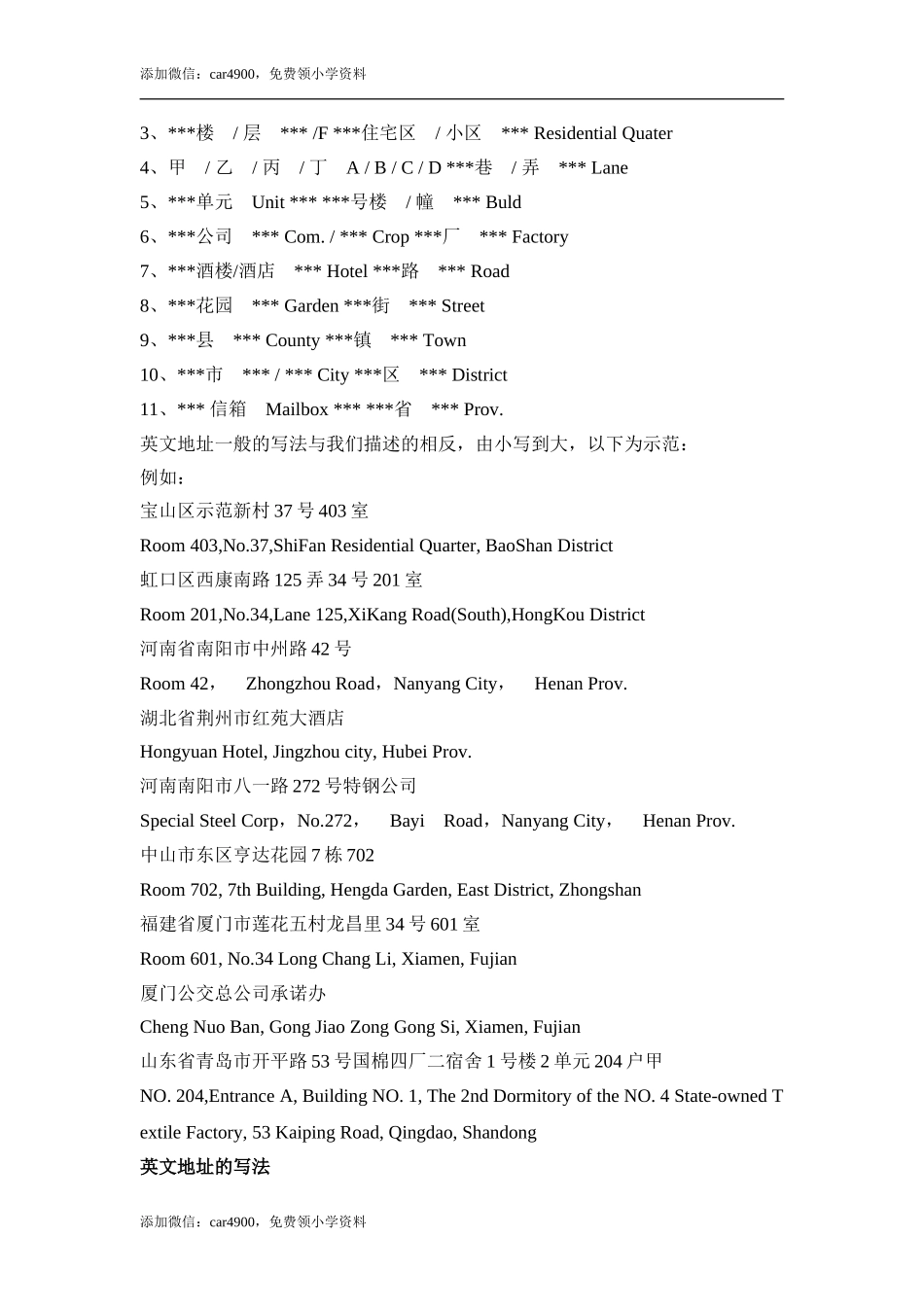 【文本】6A Unit2英文书信的格式.doc_第3页