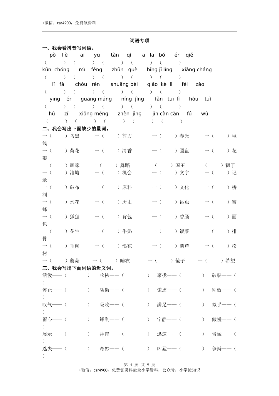词语专项 .docx_第1页