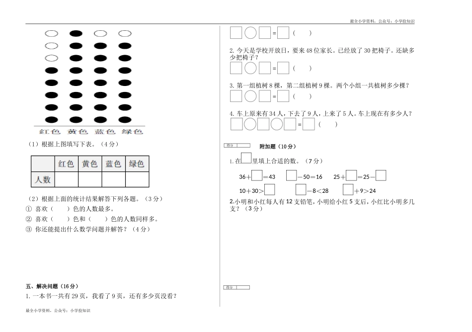 一年数学试卷.1 +.doc_第2页