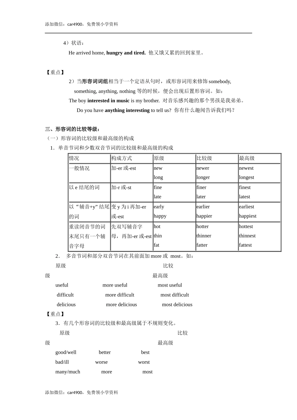 小六英语第4讲：形容词（教师版）.docx_第2页