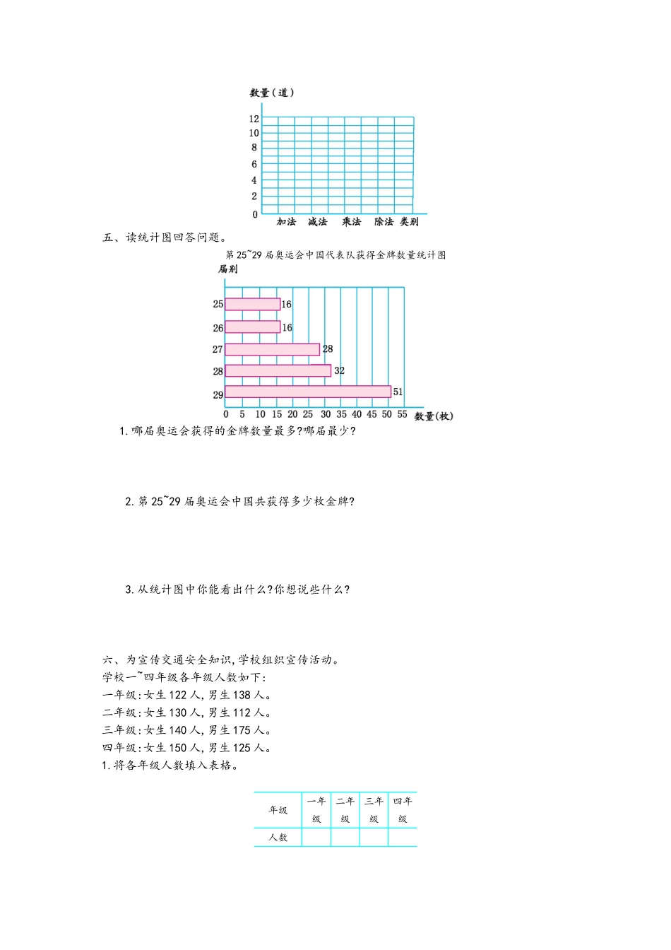 四（上）青岛版数学第八单元测试卷.1.doc_第3页