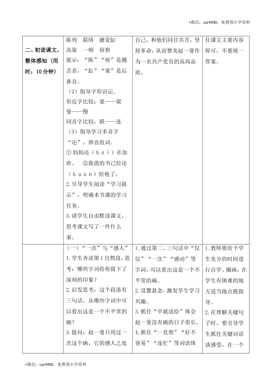 《27 一个粗瓷大碗》（导学案） .doc_第2页