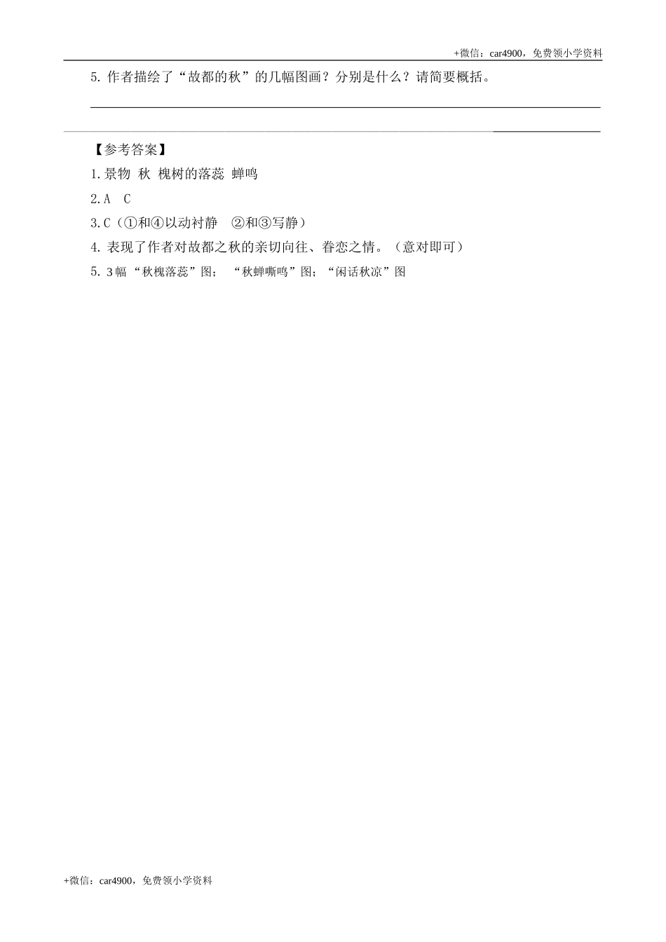 类文阅读-5 铺满金色巴掌的水泥道.doc_第3页