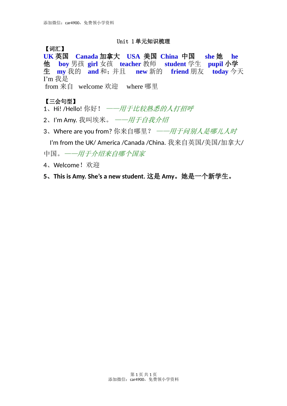 Unit 1单元知识梳理（1）.doc_第1页