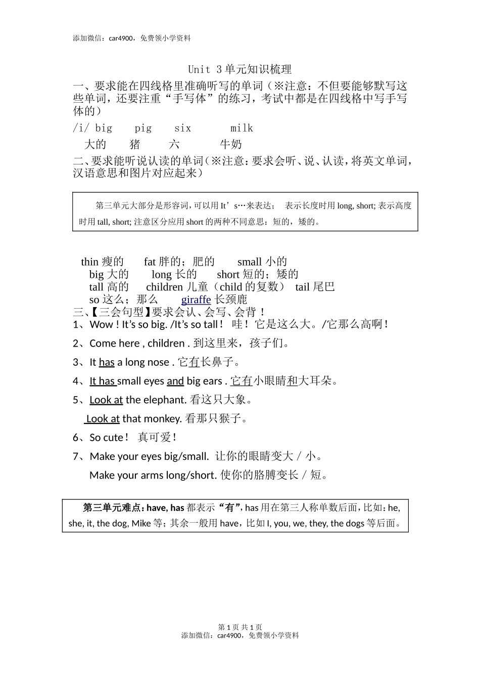 Unit 3单元知识梳理（2）.doc_第1页