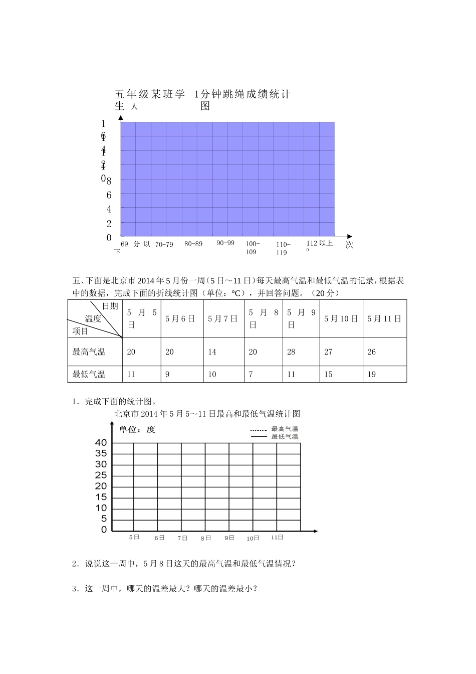 五年级下册数学试题-第六单元测试卷（A） 西师大版（2014秋）（含答案）.doc_第3页