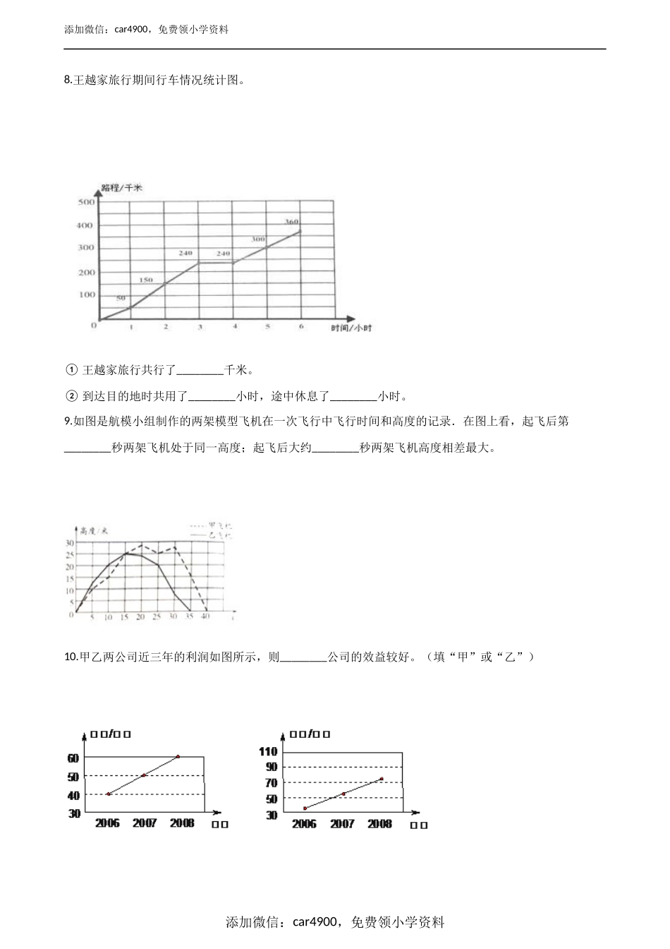 五年级上册数学单元测试-9.统计 青岛版五四制（含解析）.docx_第2页