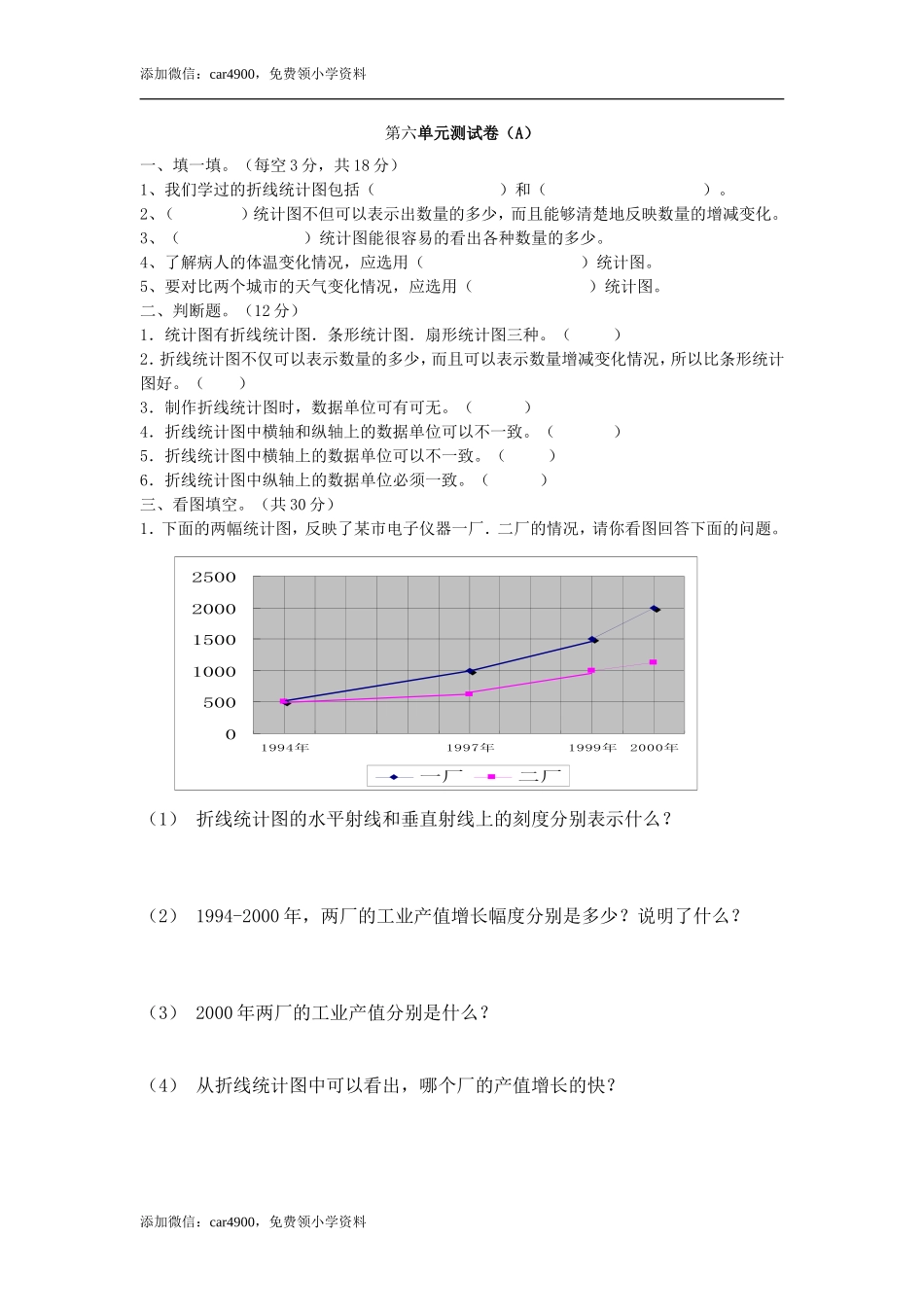 五年级下册数学试题-第六单元测试卷（A） 西师大版（2014秋）（含答案）.doc_第1页