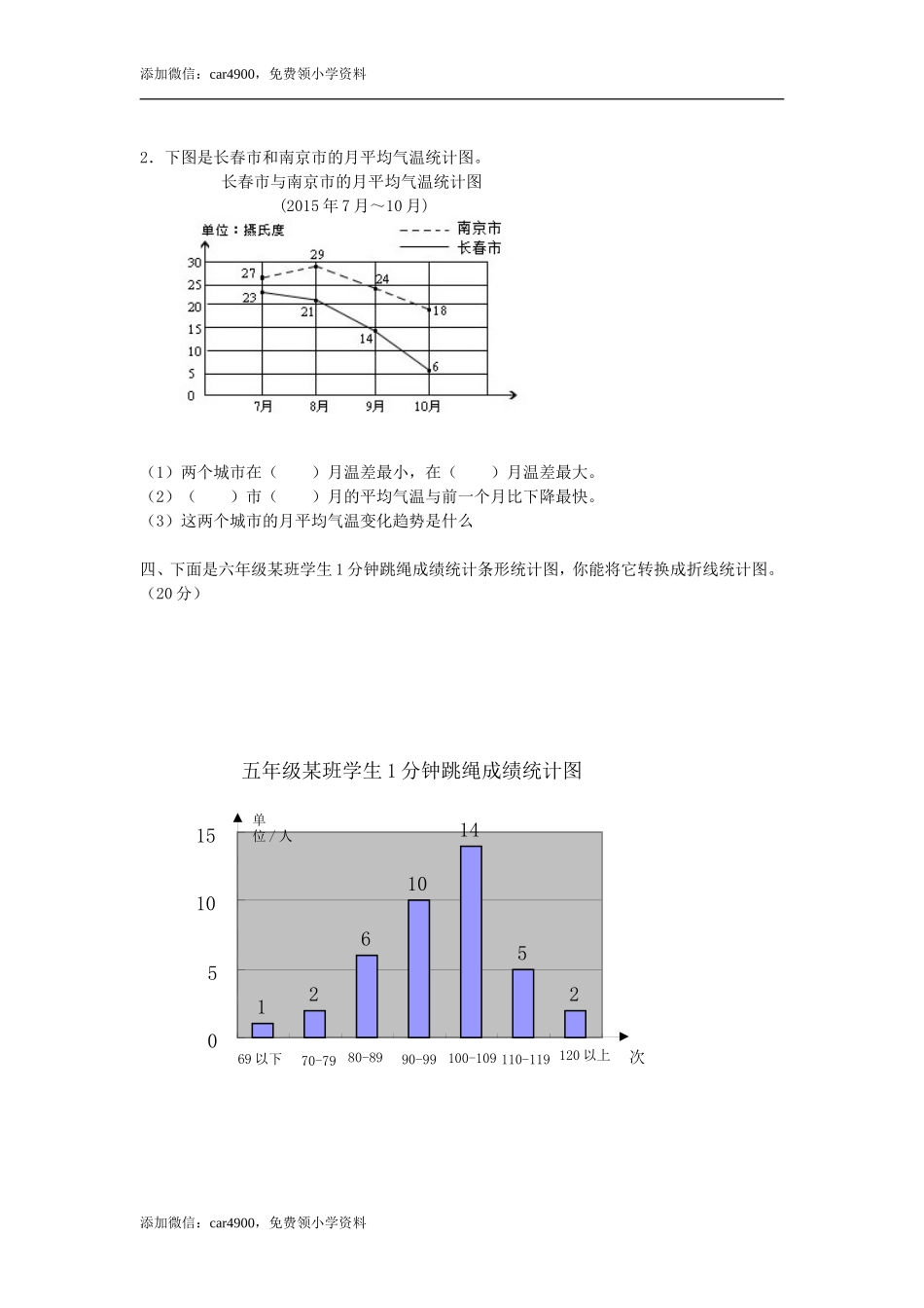 五年级下册数学试题-第六单元测试卷（A） 西师大版（2014秋）（含答案）.doc_第2页