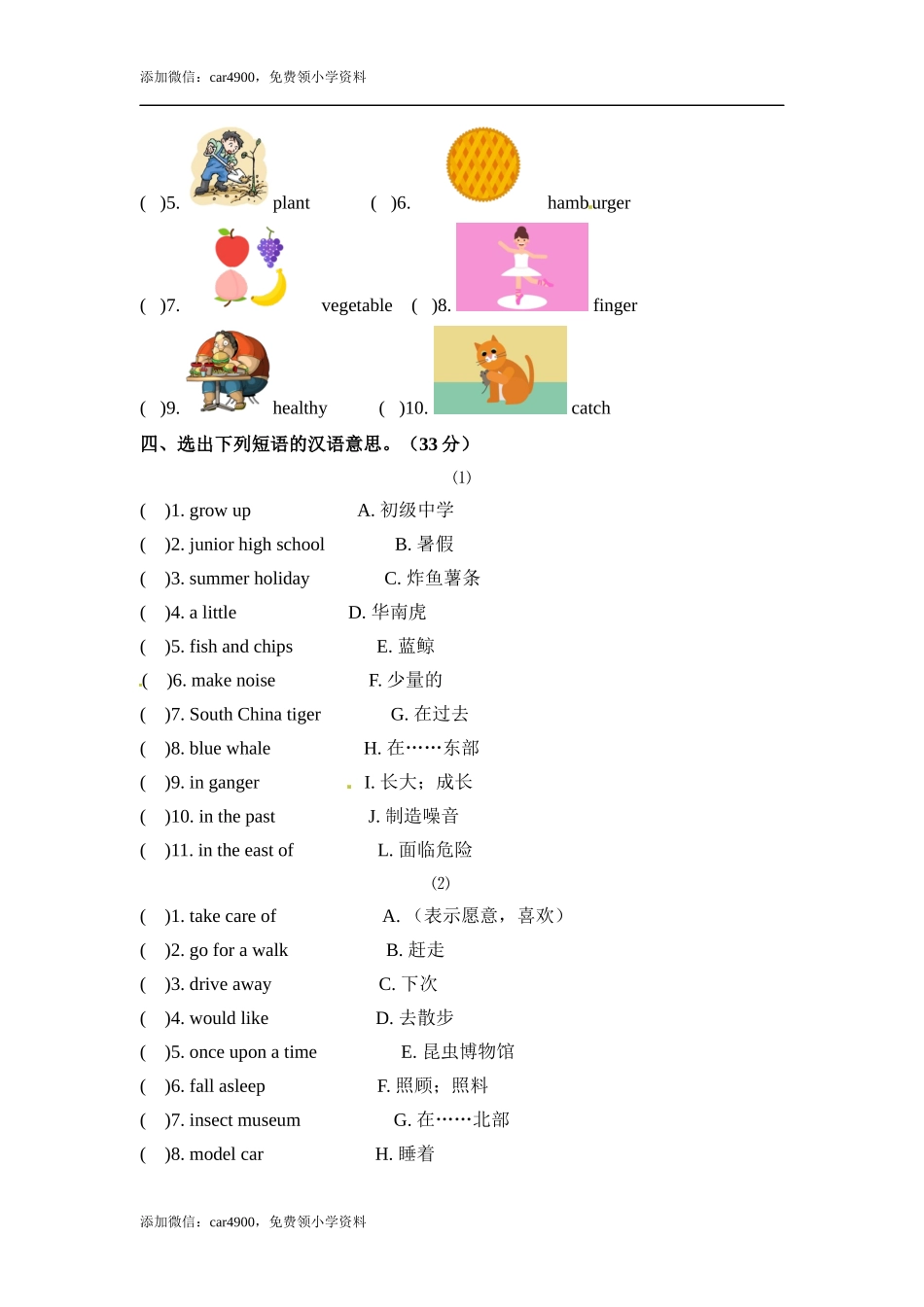 六年级上册英语期末专项训练---单词 上海牛津版（三起）（word版含答案）.docx_第2页