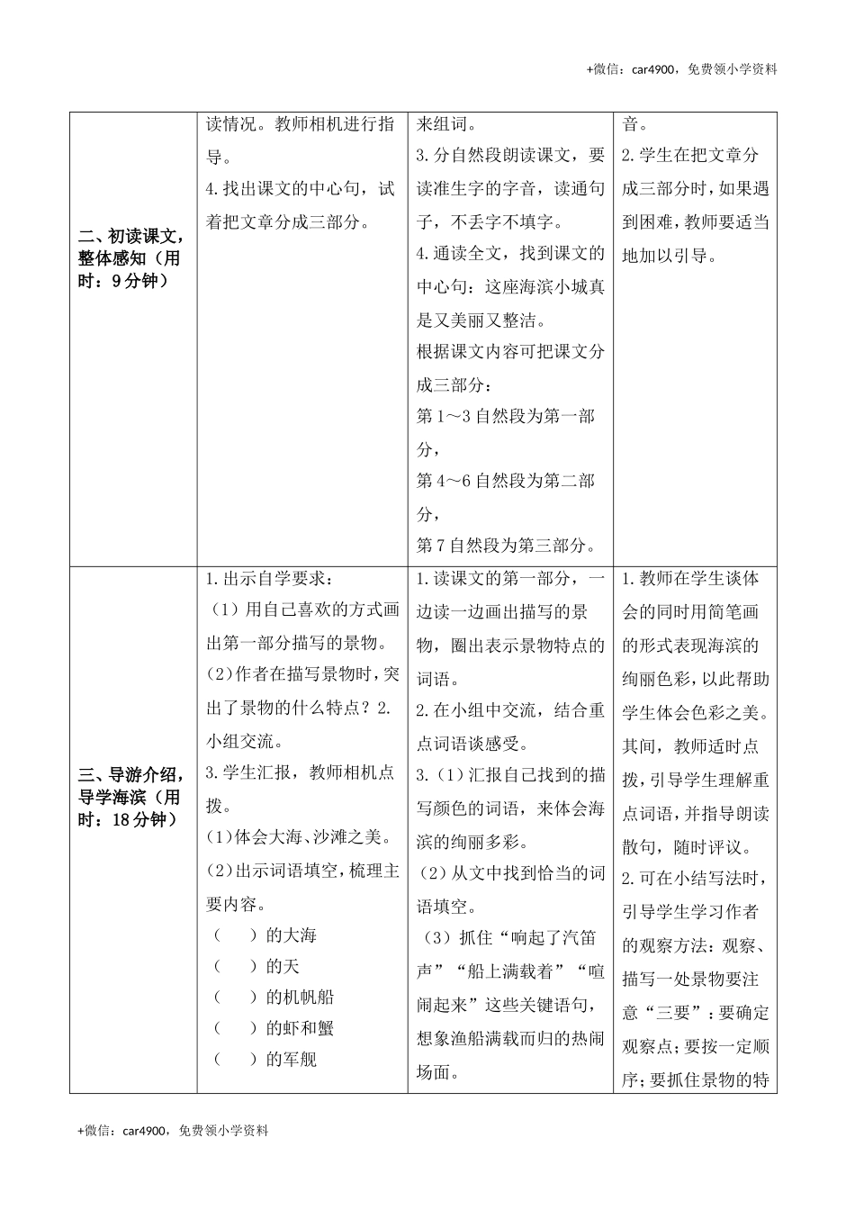 《19海滨小城》导学案 .doc_第2页