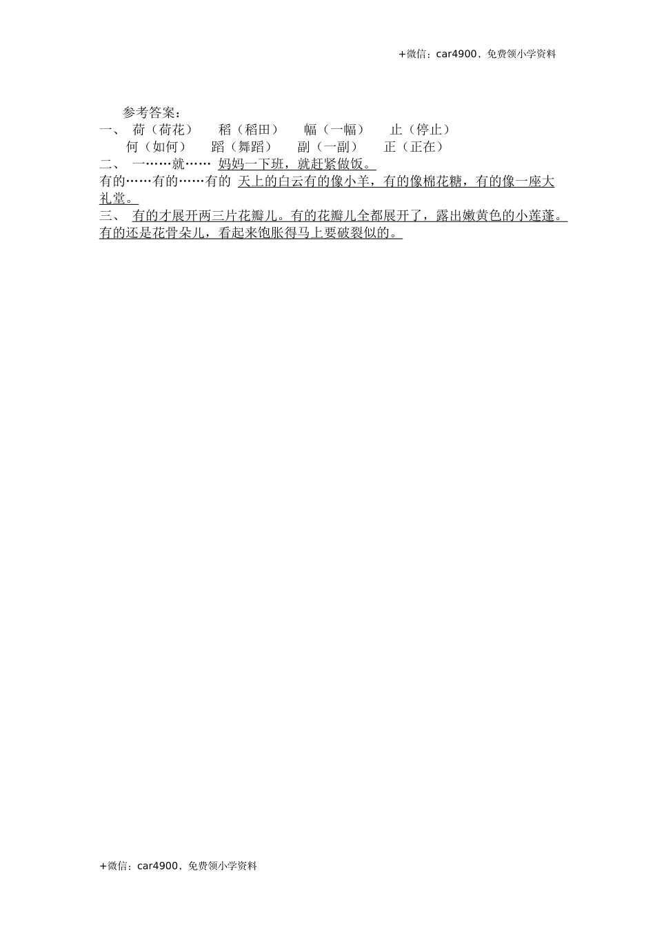 4 荷花第二课时练习.docx_第2页