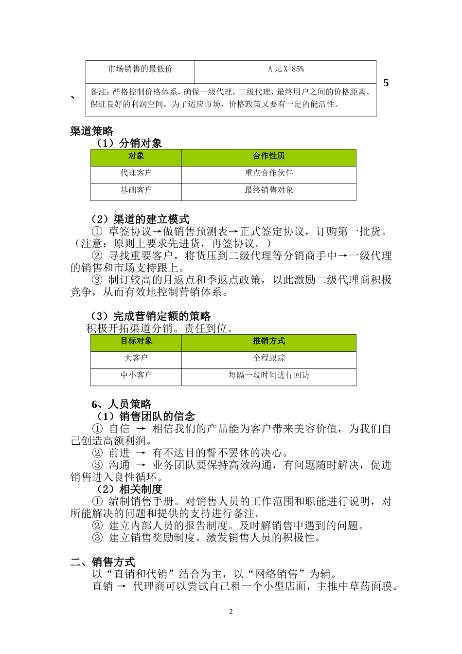 化妆面膜营销计划书.doc_第2页