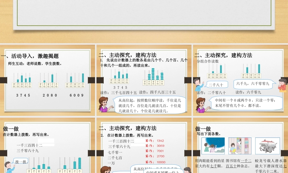万以内数的读法和写法.ppt