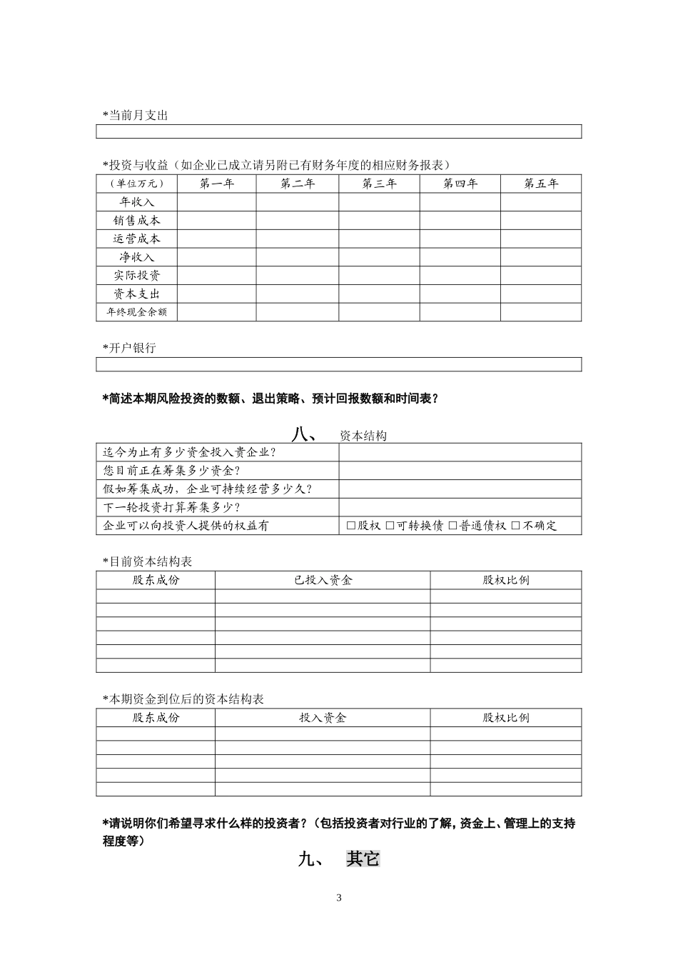 创投企业商业计划书模板.doc_第3页