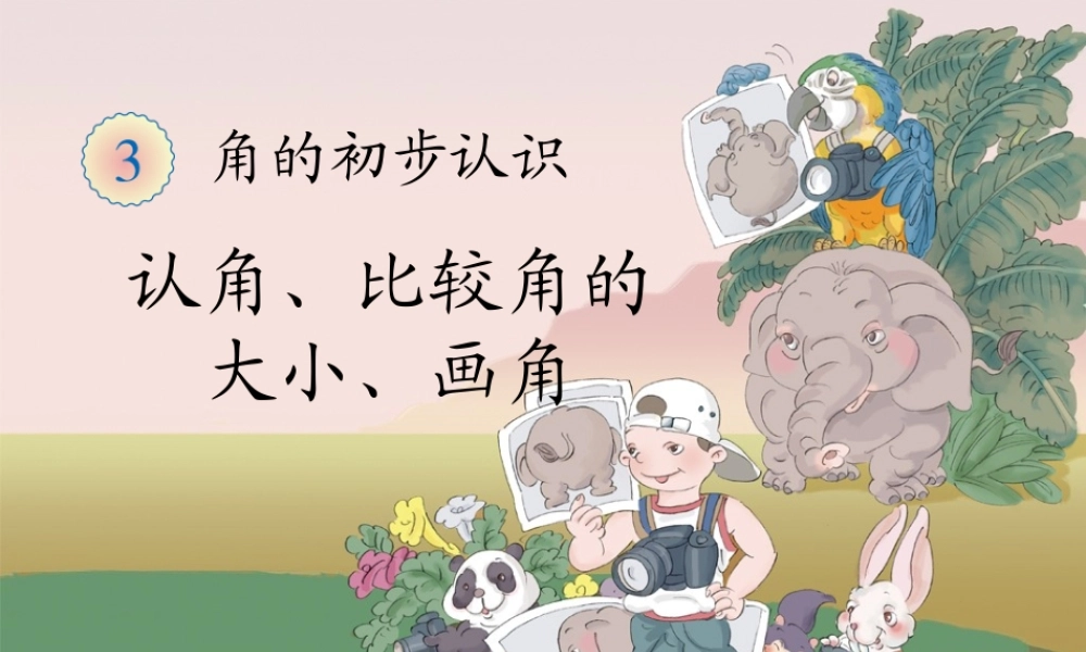 认角、比较角的大小、画角.ppt