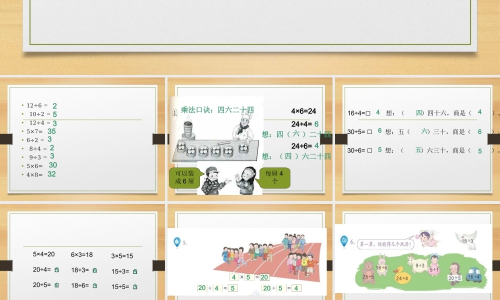 用2-6的乘法口诀求商2.ppt