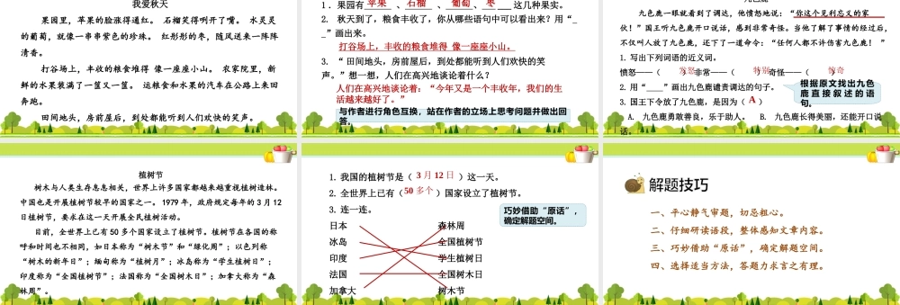5.专项复习之五 课外阅读(1).ppt