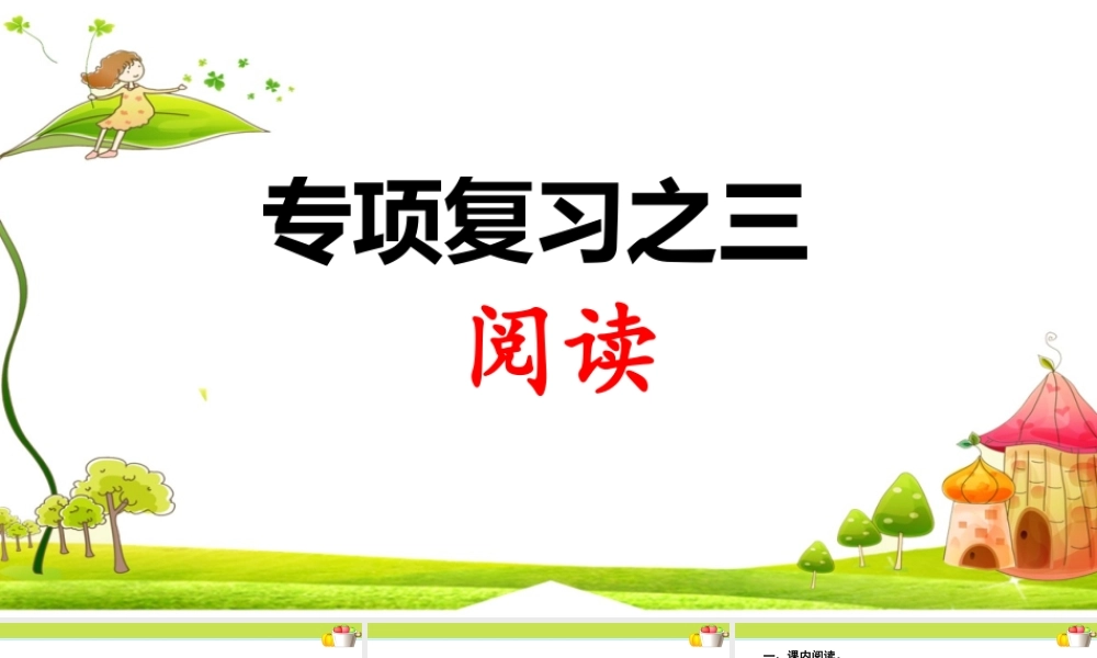 3.专项复习之三 阅读.ppt