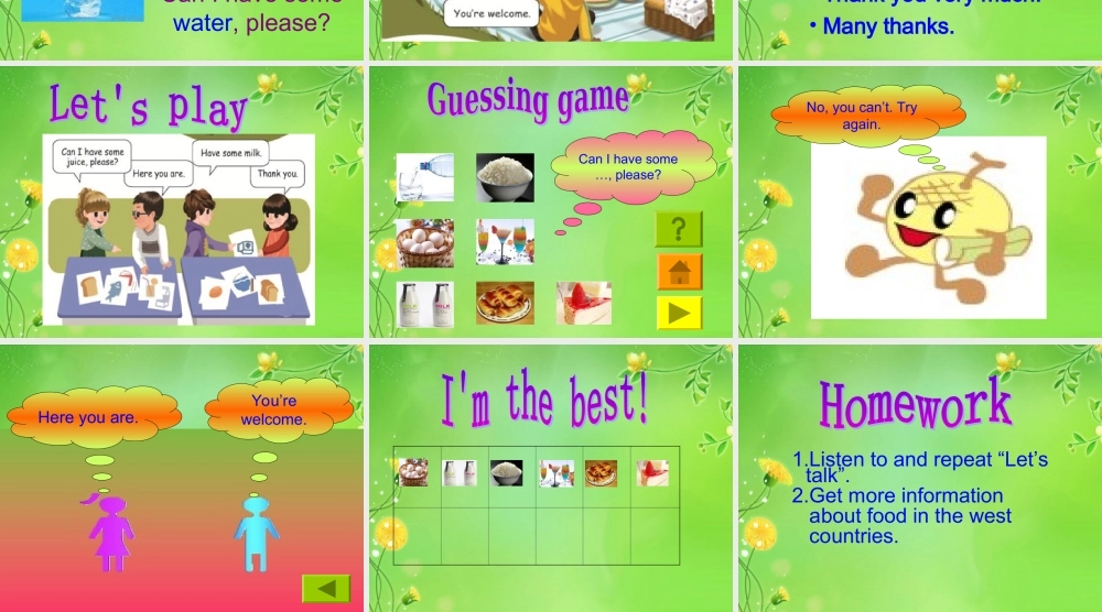 三年级英语上册Unit5 Let’s eat!第四课时.ppt