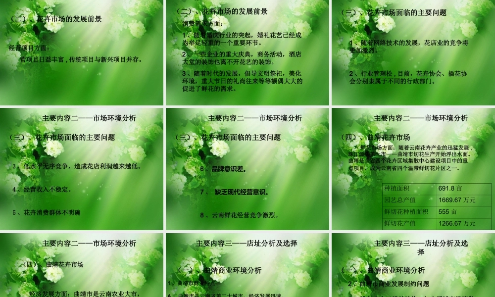 花店创业计划书.ppt