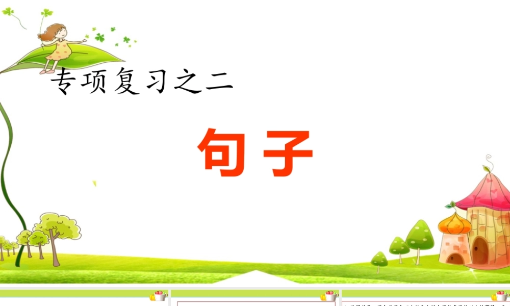 2.专项复习之二 句子专项.ppt