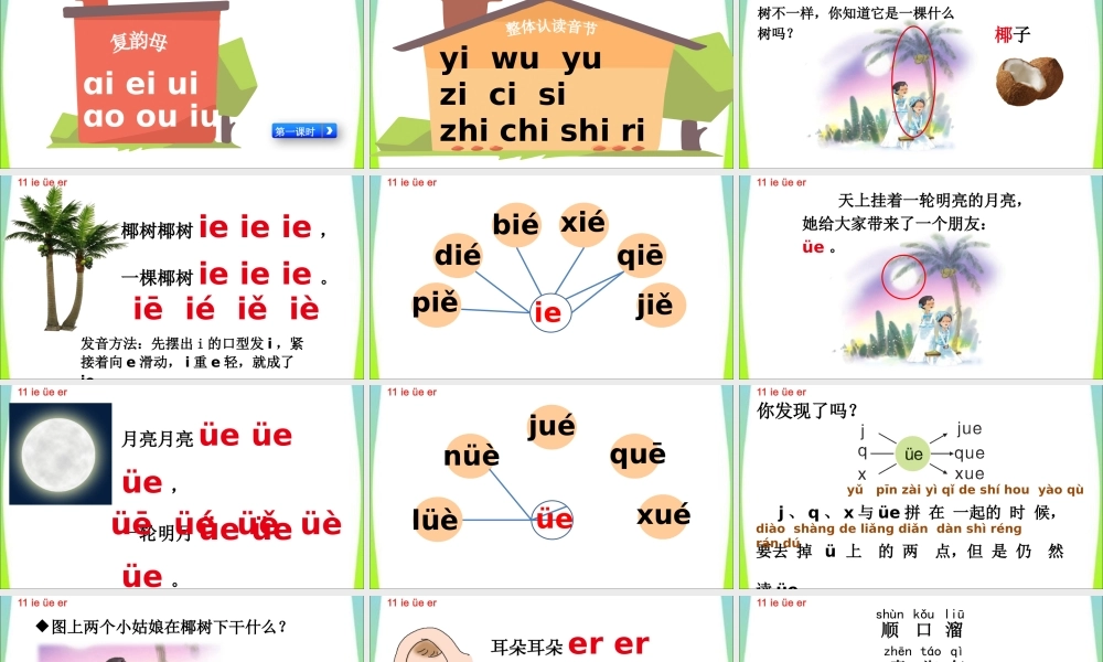 汉语拼音11ie üe er（名师ppt课件）.pptx