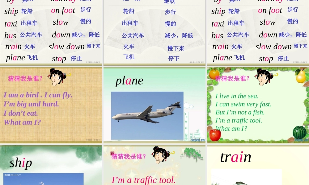 Unit2 Ways to go to school第三课时.ppt