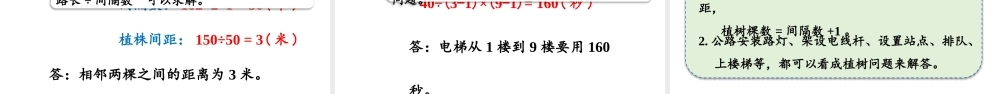 （2022秋季新教材）7.1 植树问题（1）课件（26张PPT).pptx