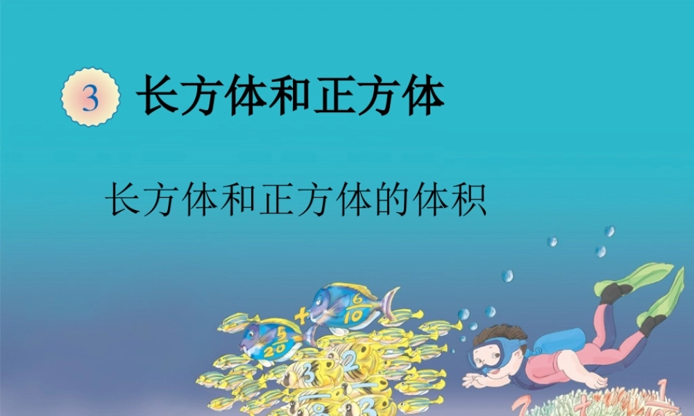 3.5体积和体积单位.ppt