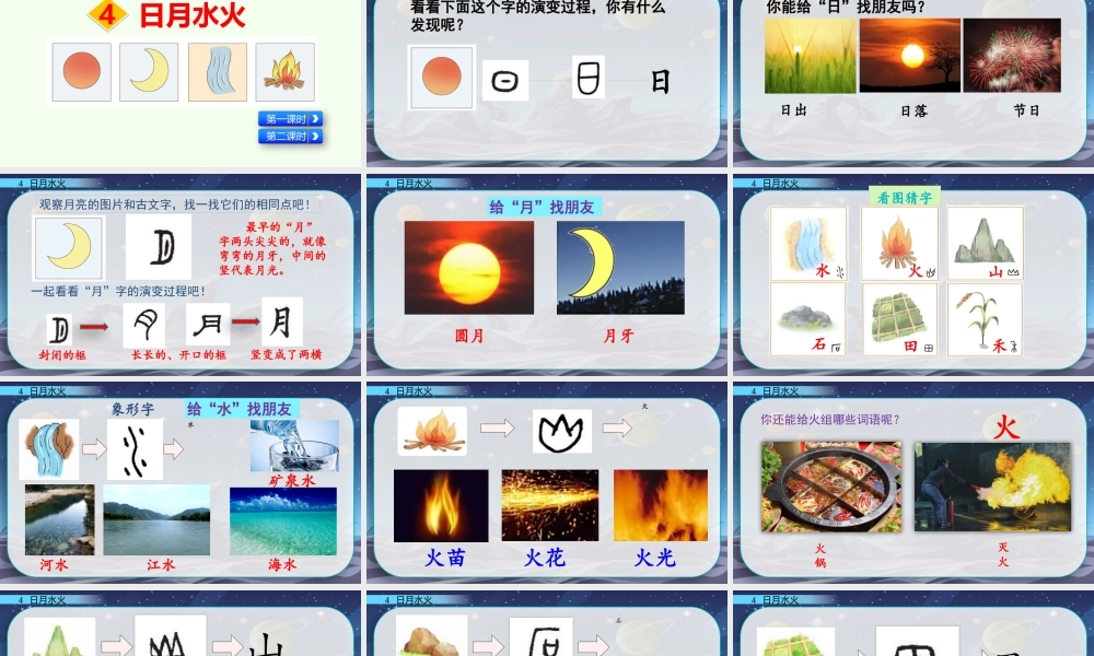 识字4 日月水火（名师PPT课件）.pptx