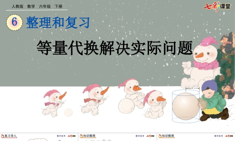6.4.3 等量代换解决实际问题.pptx