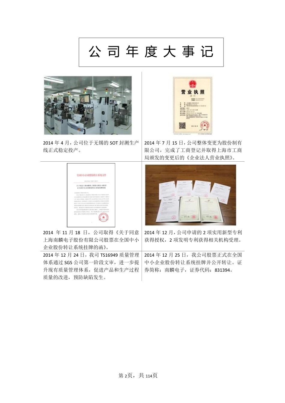 831394_2014_南麟电子_2014年年度报告_2015-04-21.pdf_第2页