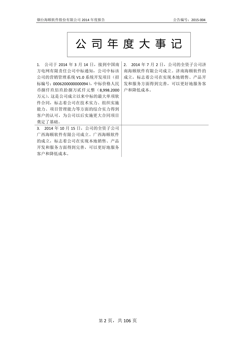 832327_2014_海颐软件_2014年年度报告_2015-04-22.pdf_第2页