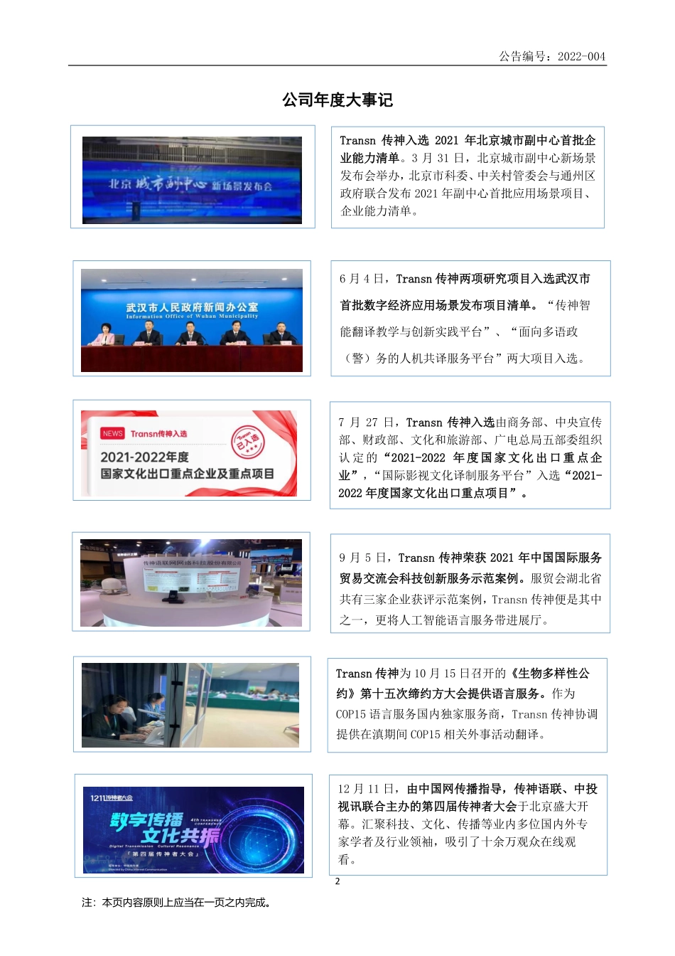 835737_2021_传神语联_2021年年度报告_2022-03-29.pdf_第2页