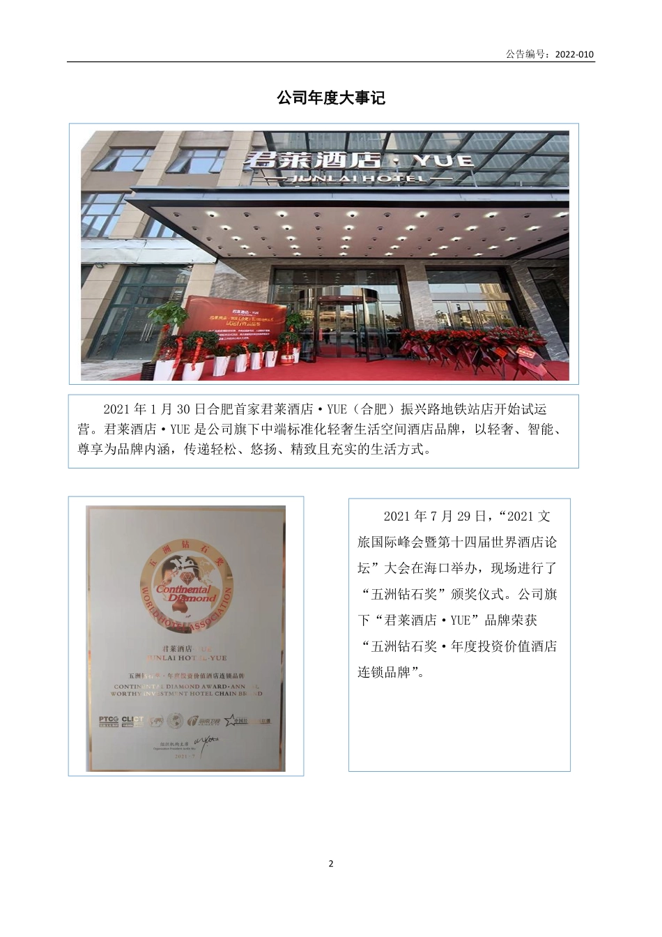 836004_2021_古井酒店_2021年年度报告_2022-04-25.pdf_第2页