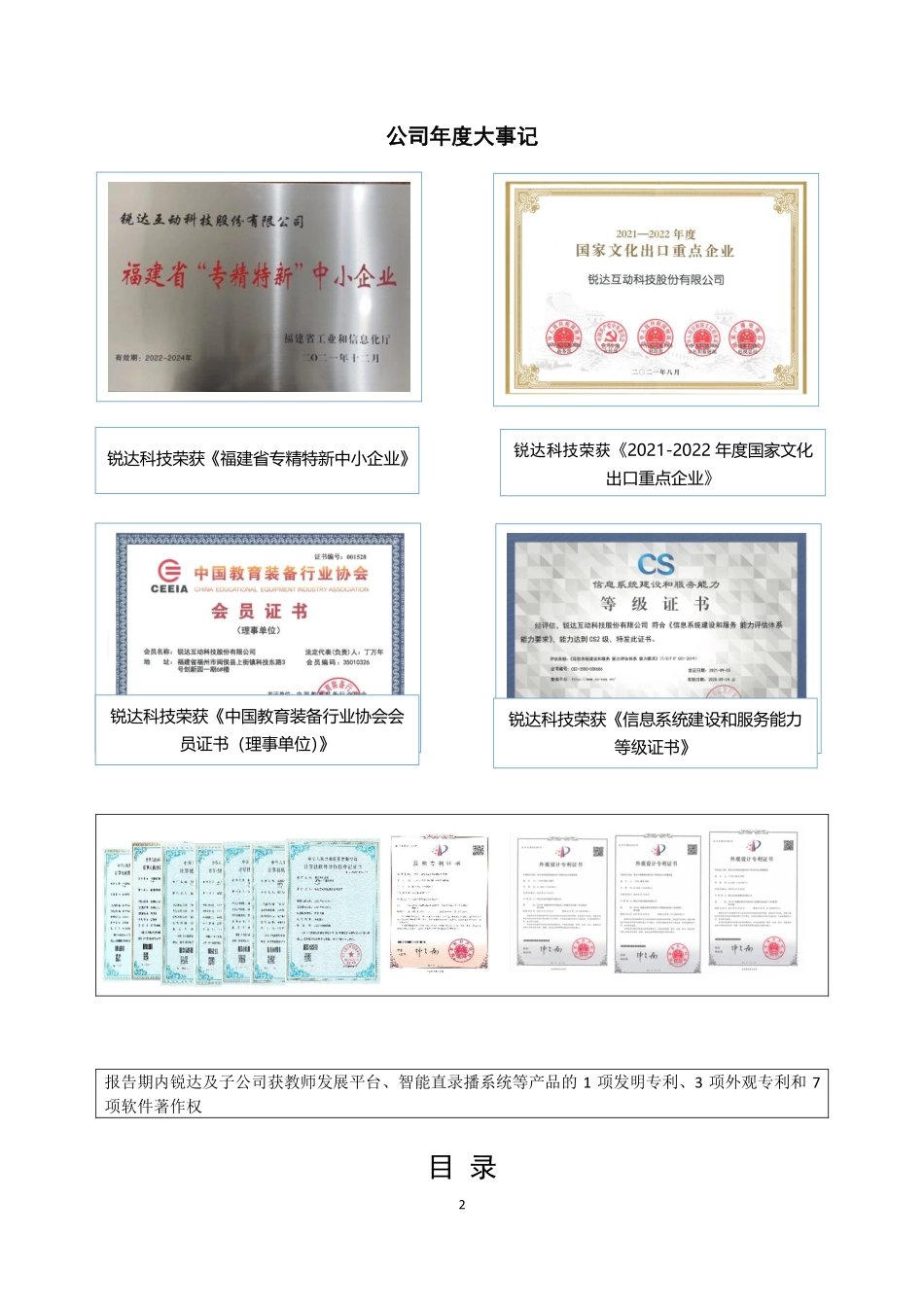 836453_2021_锐达科技_2021年年度报告_2022-04-24.pdf_第2页