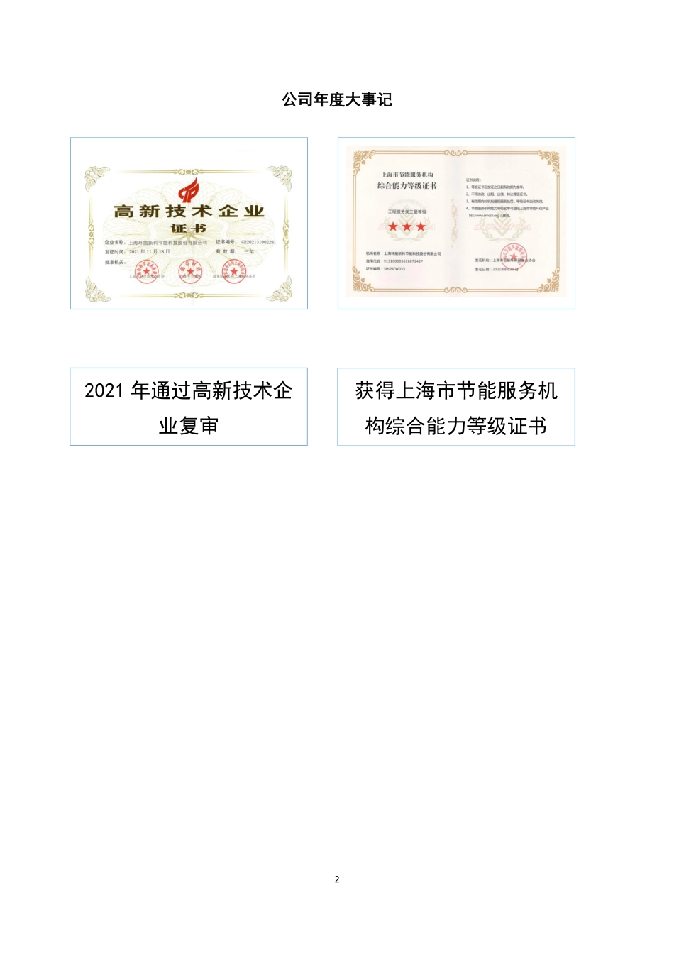 836669_2021_环能新科_2021年年度报告_2022-08-18.pdf_第2页