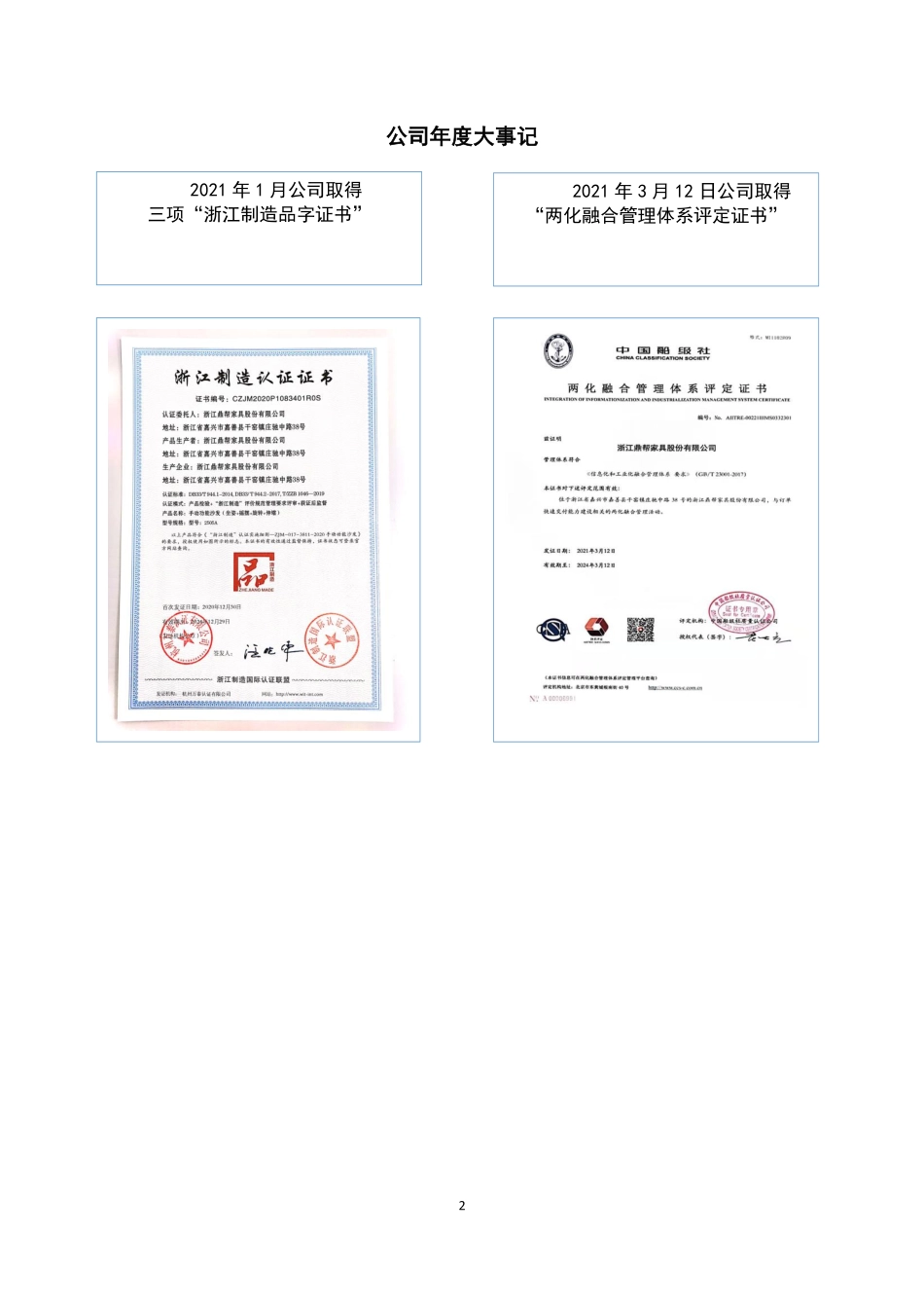 835763_2021_浙江鼎帮_2021年年度报告_2022-03-29.pdf_第2页