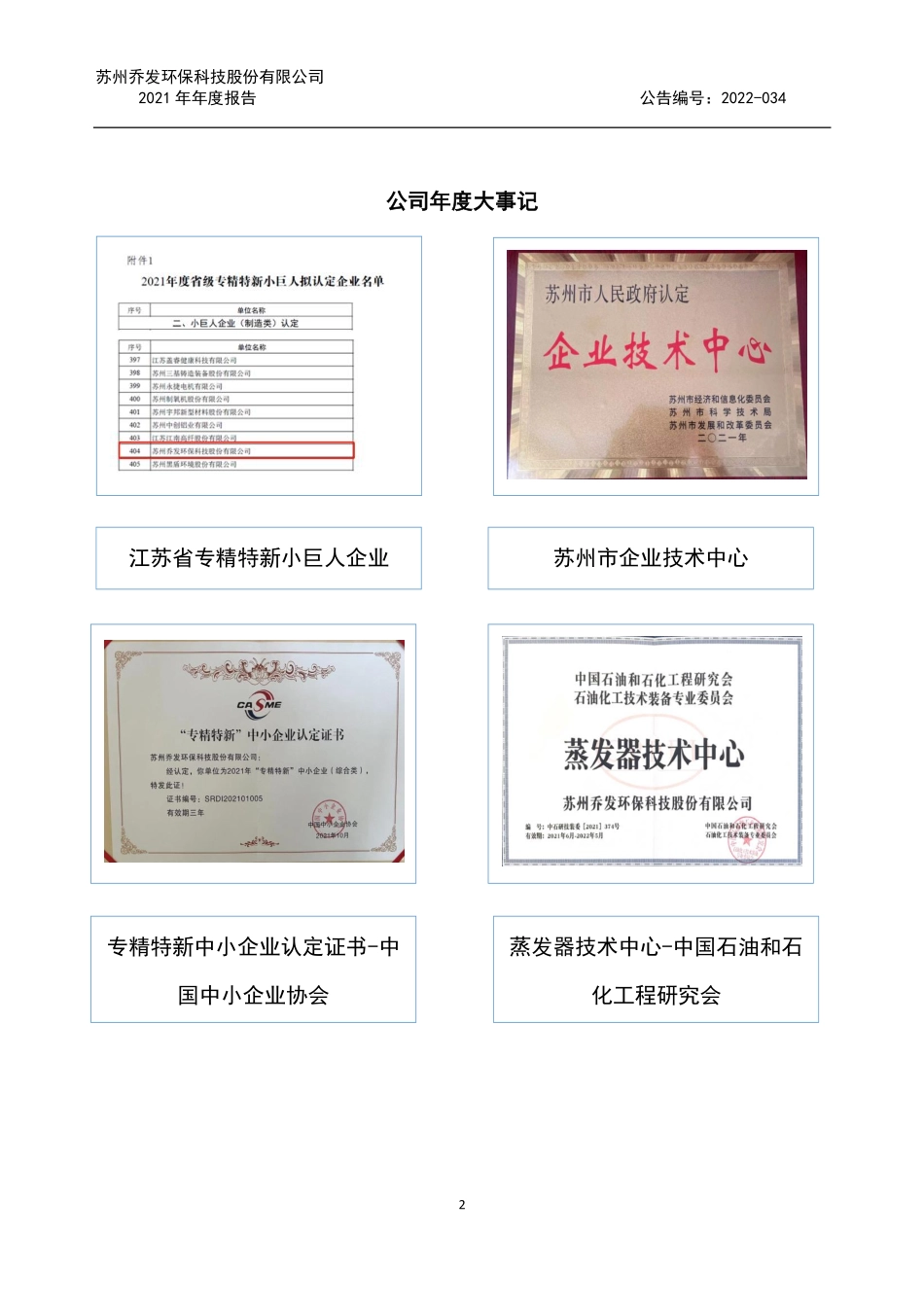 836908_2021_乔发科技_2021年年度报告_2022-04-25.pdf_第2页