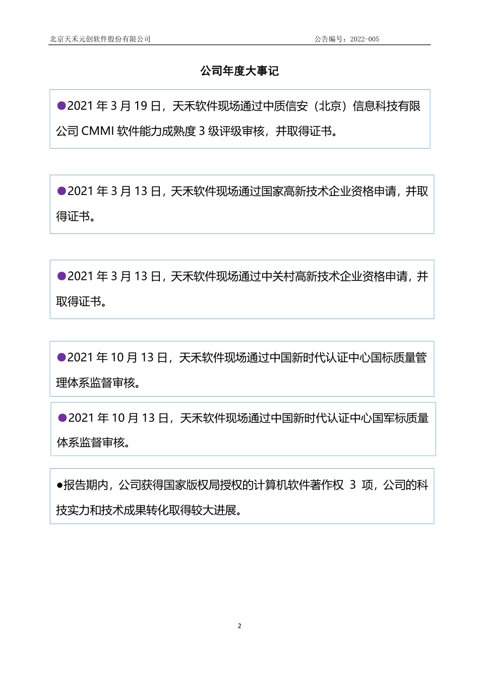 837479_2021_天禾软件_2021年年度报告_2022-04-26.pdf_第2页