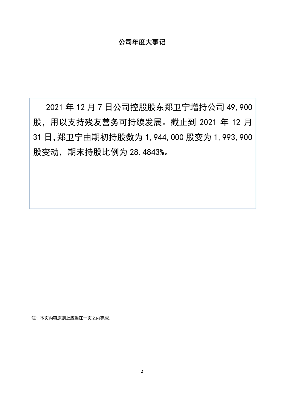 836041_2021_残友善务_2021年年度报告_2022-03-29.pdf_第2页