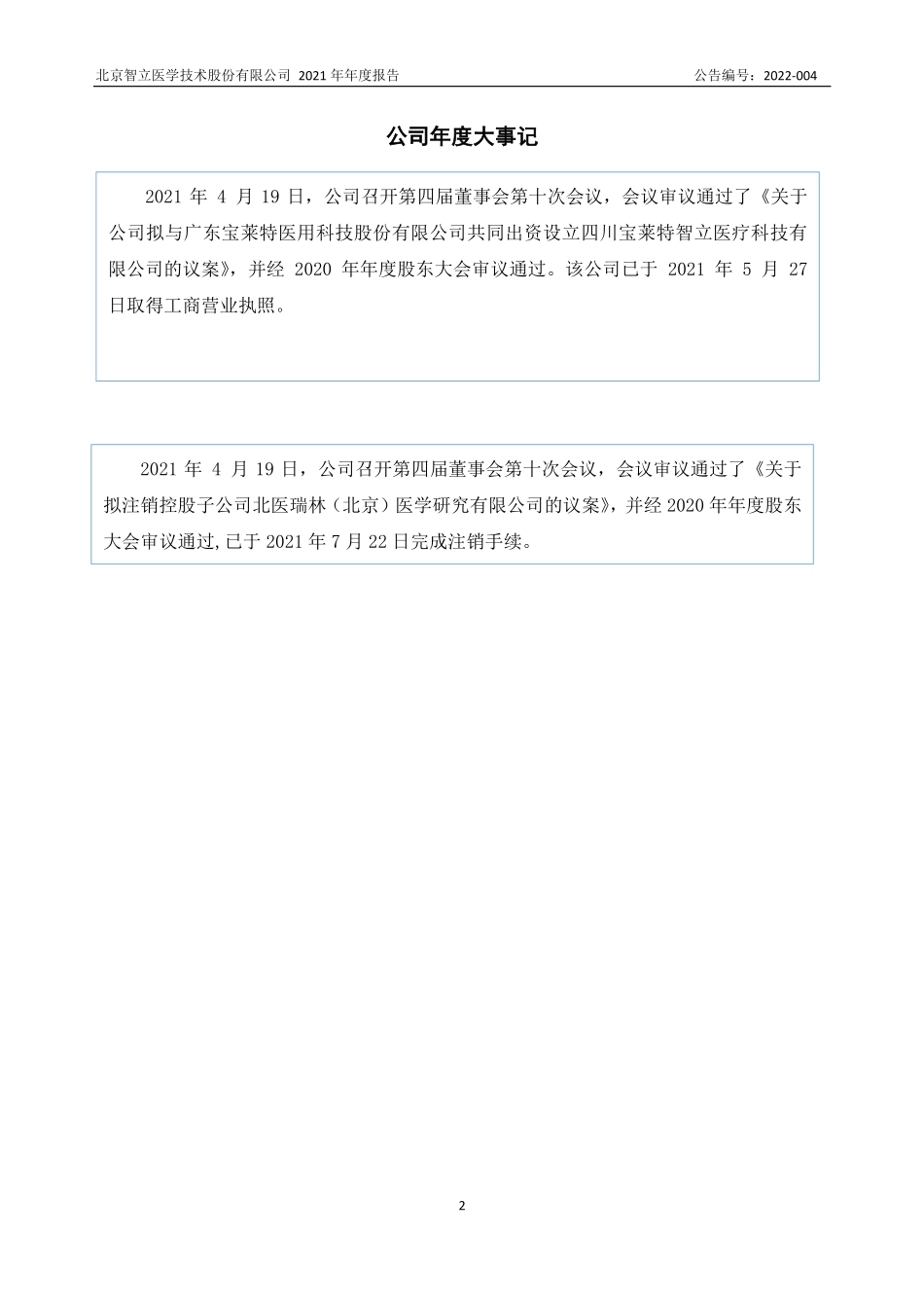 430145_2021_智立医学_2021年年度报告_2022-04-21.pdf_第2页
