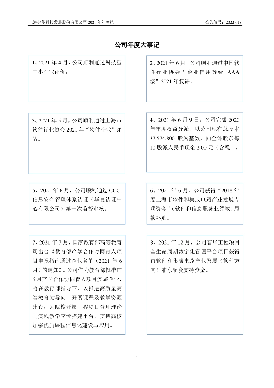 430238_2021_普华科技_2021年年度报告_2022-06-06.pdf_第2页