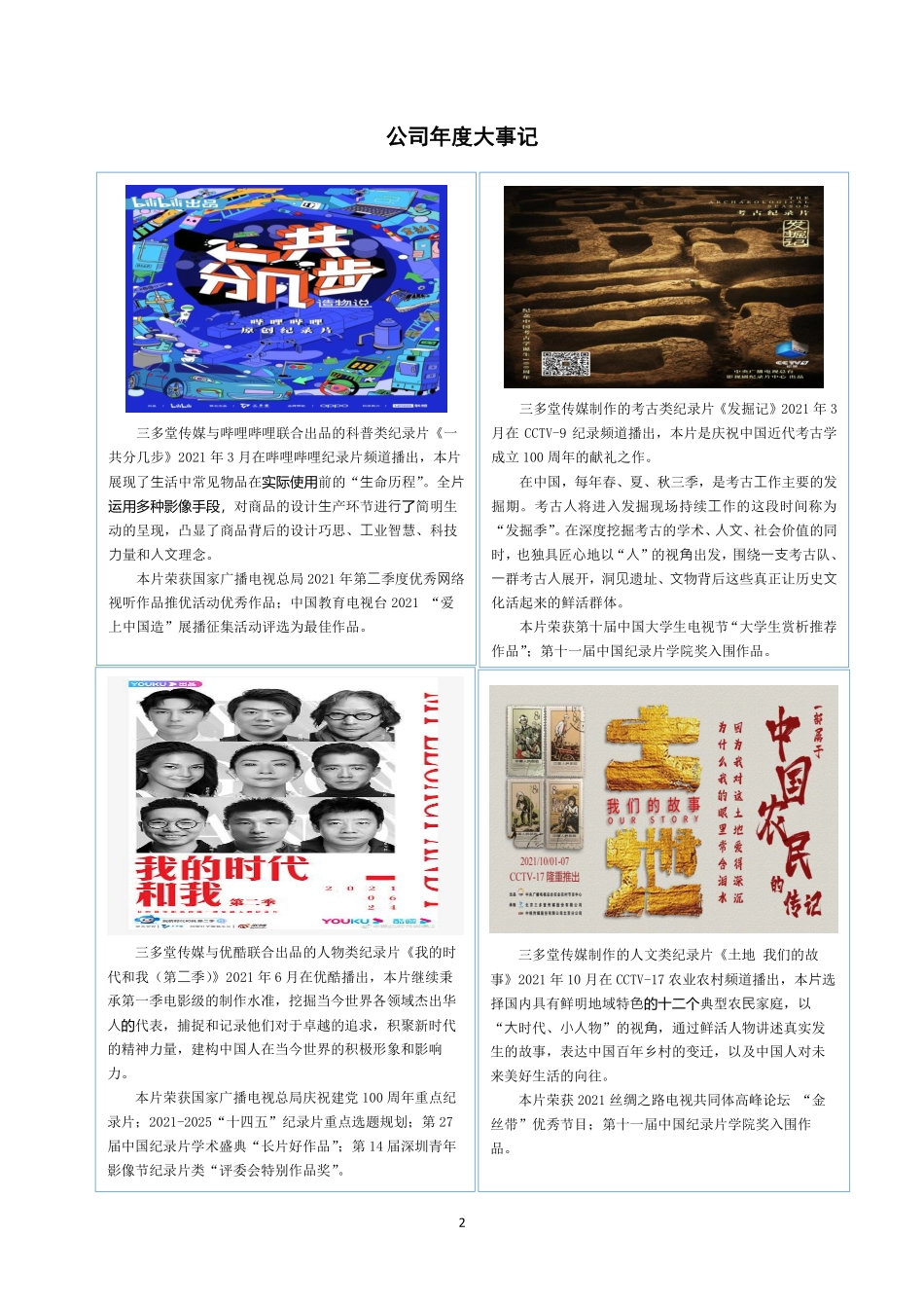 430667_2021_三多堂_2021年年度报告_2022-04-14.pdf_第2页