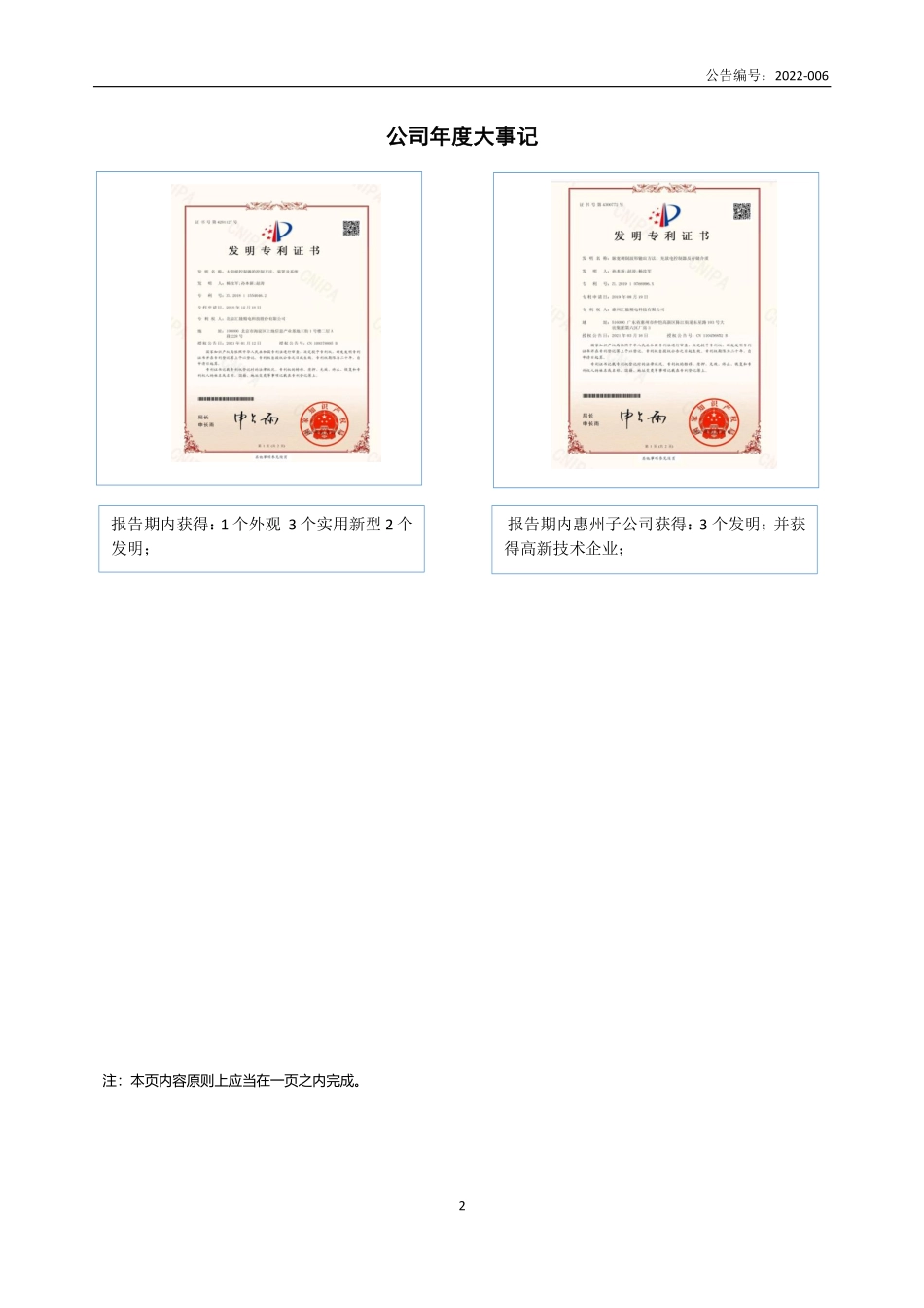 830996_2021_汇能精电_2021年年度报告_2022-04-26.pdf_第2页