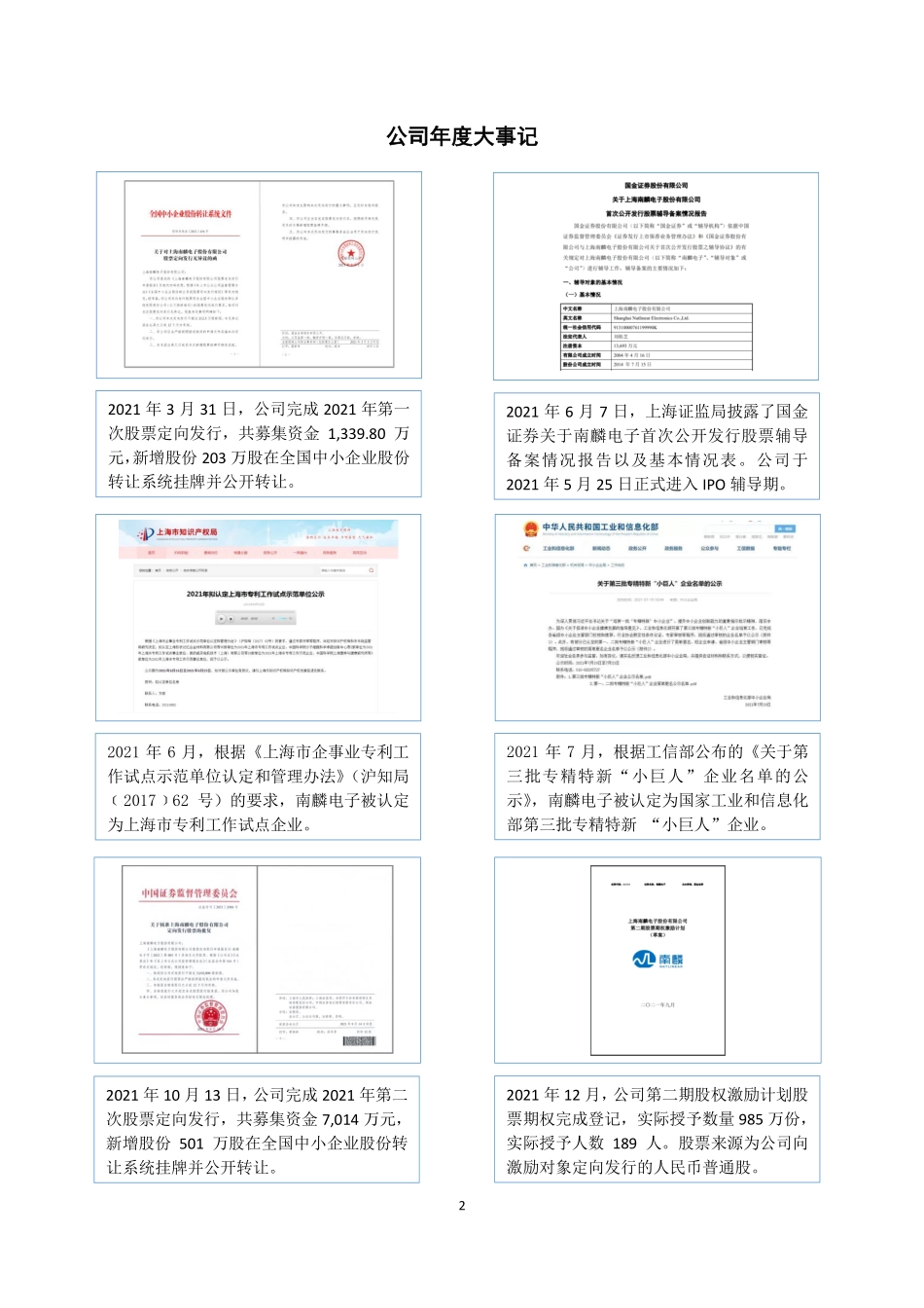 831394_2021_南麟电子_2021年年度报告_2022-02-27.pdf_第2页